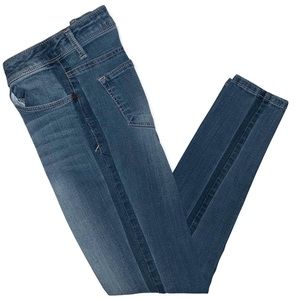 1822 Tuxedo Stripe Stretch Skinny Jeans Size 4